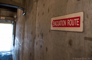 resized evacuation route