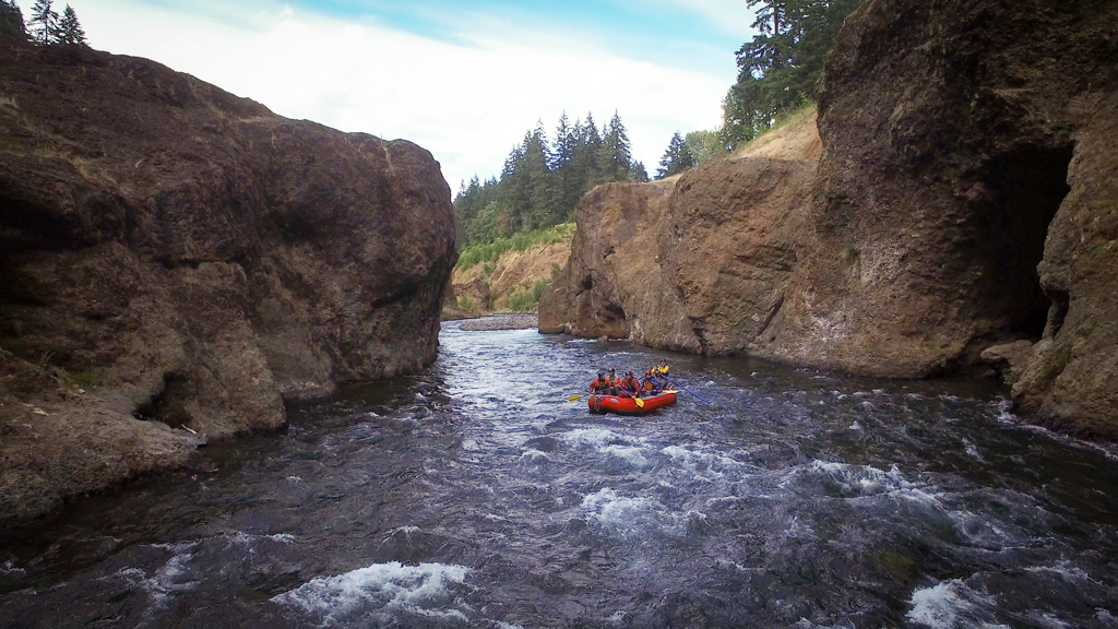 Rafting on White Salmon River
