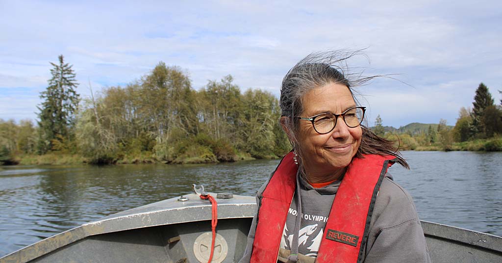 Amy Borde on Grays River