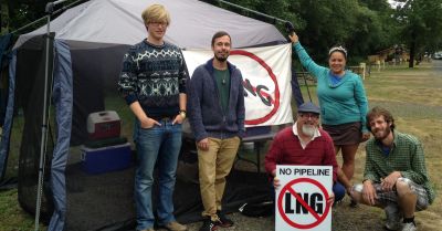 LNG Protest