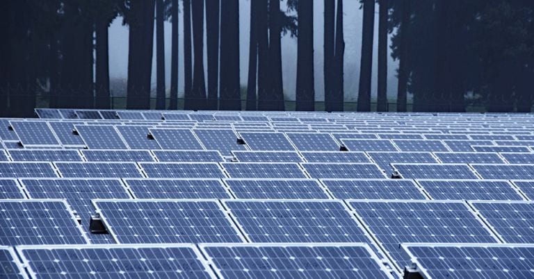 Baldock Solar Station Photo by Oregon Department of Transportation