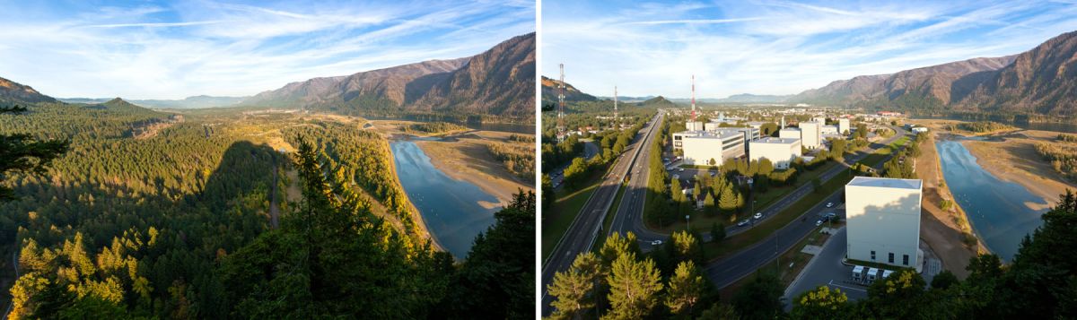 AI rendering of Beacon Rock view