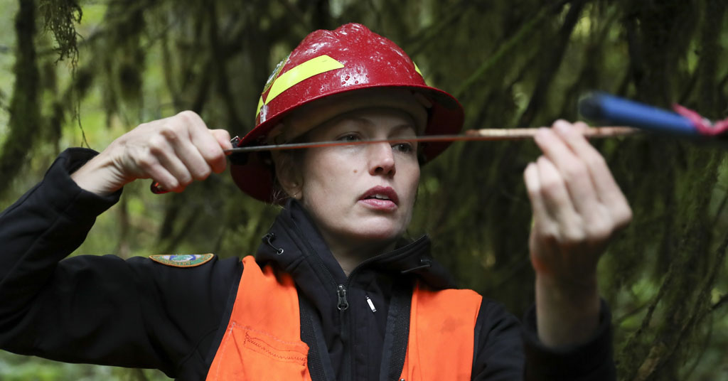 Christine Buhl, a forest health specialist for the Oregon Department of Forestry