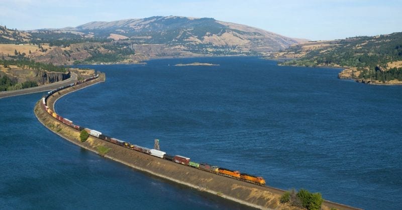 Columbia River between Lyle and Bingen WA Photo by David Gubler