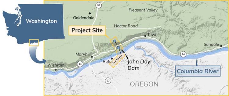 Goldendale Energy Project Map