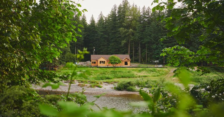 Sandy River construction