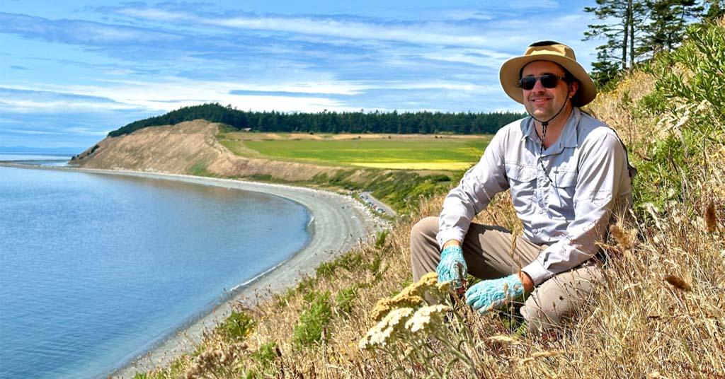 Jesse Miller on Whidbey Island