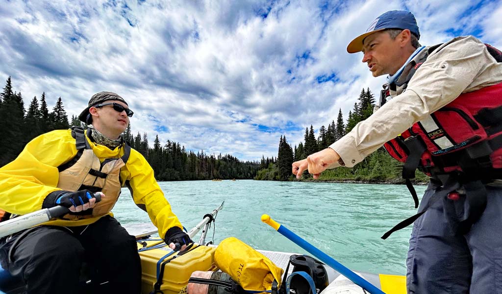 Rafters in British Columbia on Chilko River