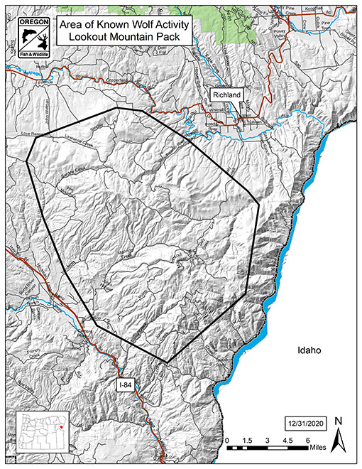 Lookout Mountain Pack active area