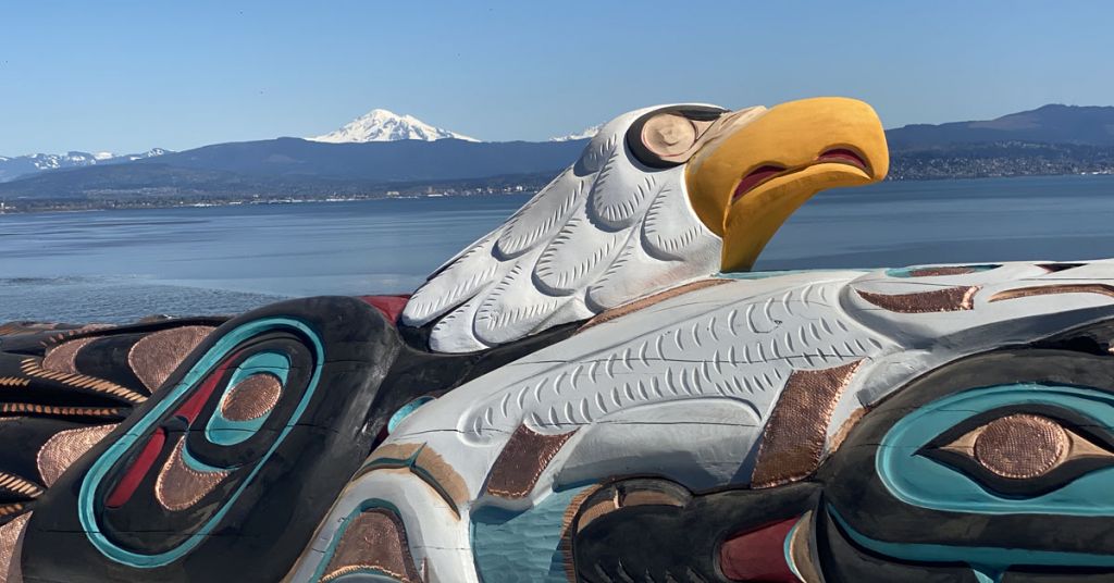 Lummi Nation totem pole