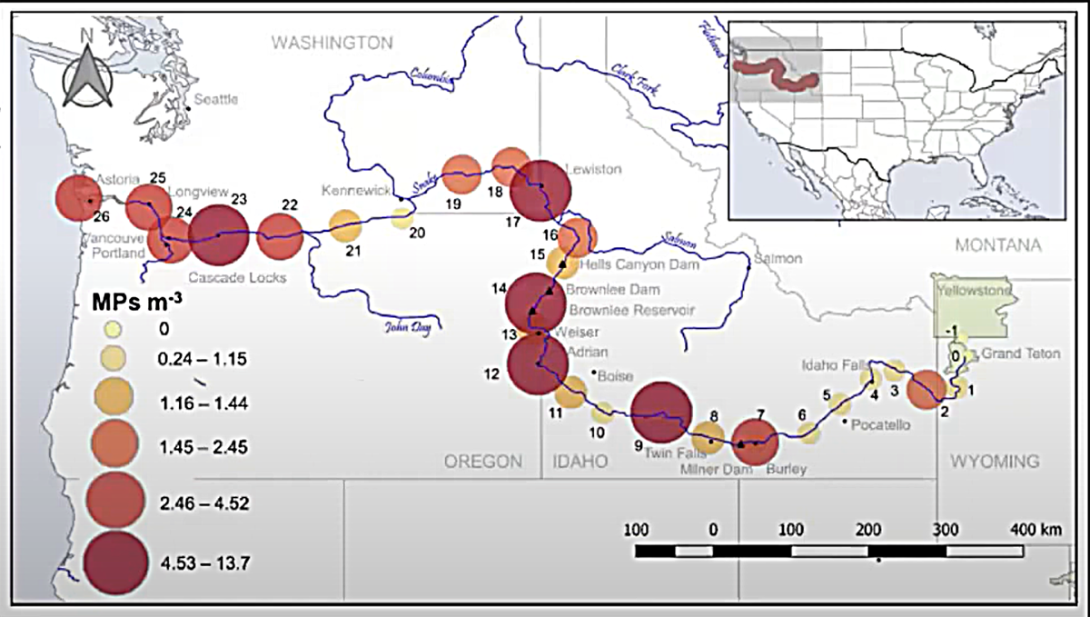 Microplastics in rivers