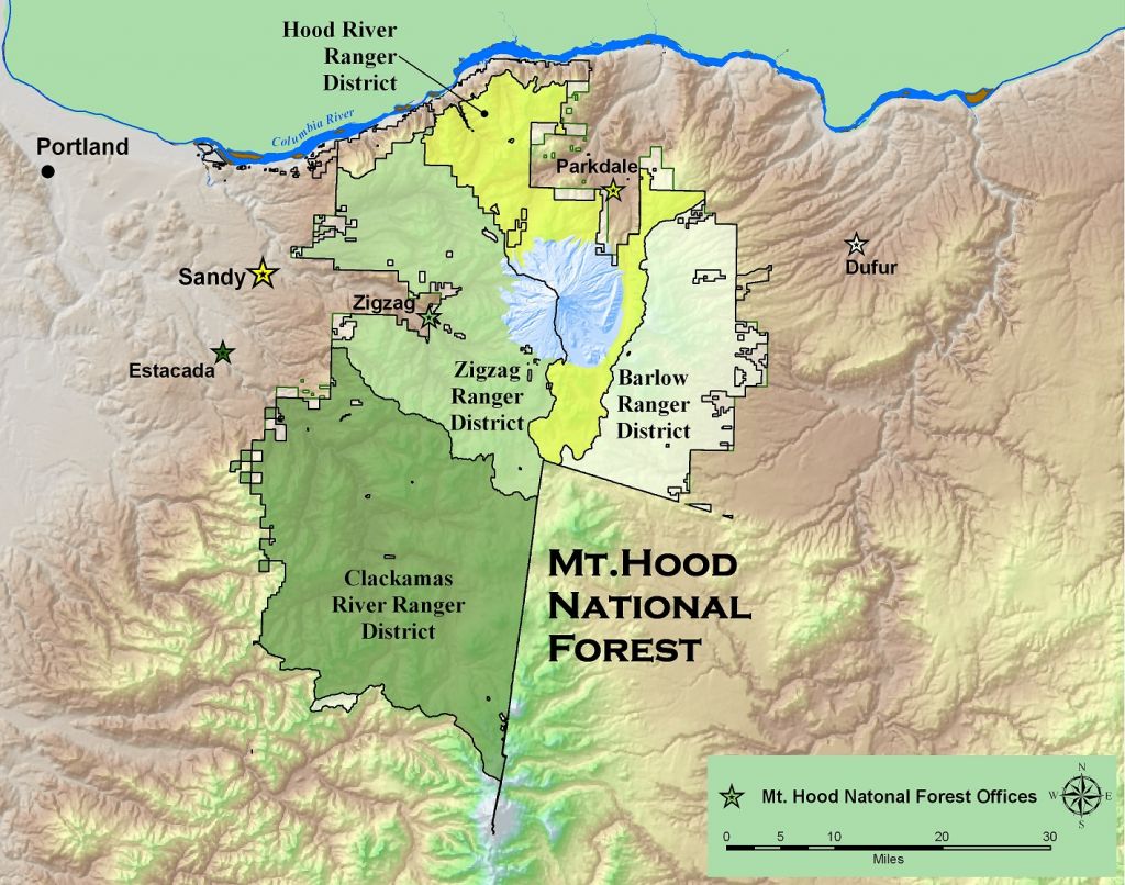 Mt. Hood National Forest offices by USFS