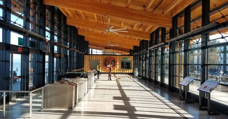Mukilteo Multimodal Ferry Terminal interior