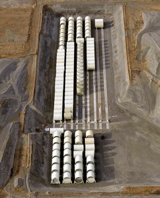 Naval Reactor Compartment Package in Trench 94 at Hanford, WA