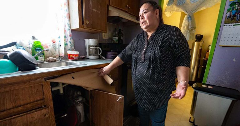 Guadalupe Martinez, of Boardman, Ore., in her kitchen