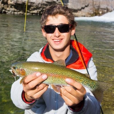 Redband Trout Kootenai Falls, MT photo by Troy Smith/Creative Commons