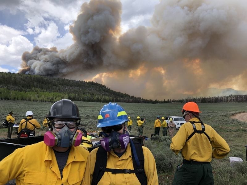 Leda Kobziar of the University of Idaho directs research into the makeup on wildfire smoke. 2020 Courtesy of Leda Kobziar/University of Idaho