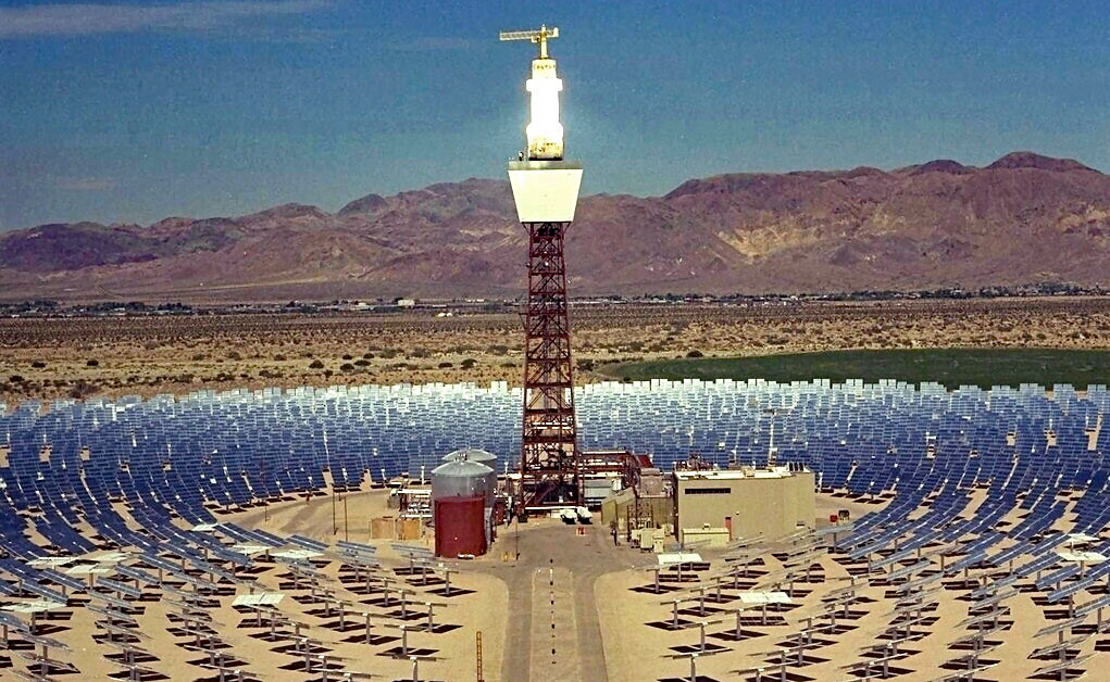 Solar thermal in the Cali desert