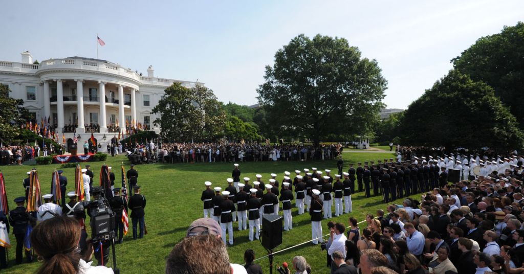 white house lawn