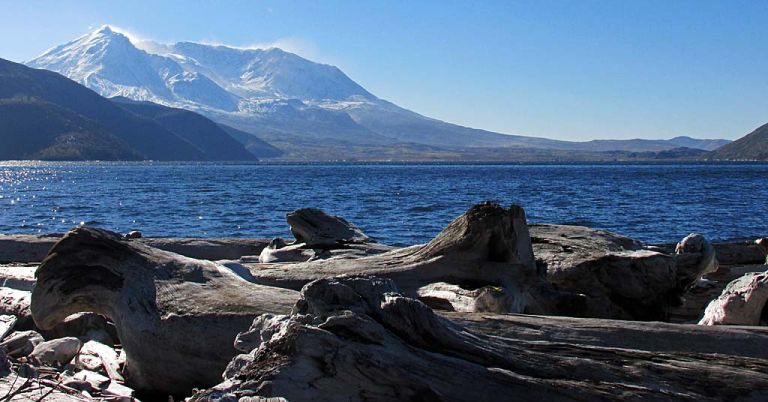 Spirit Lake at Mount St. Helens