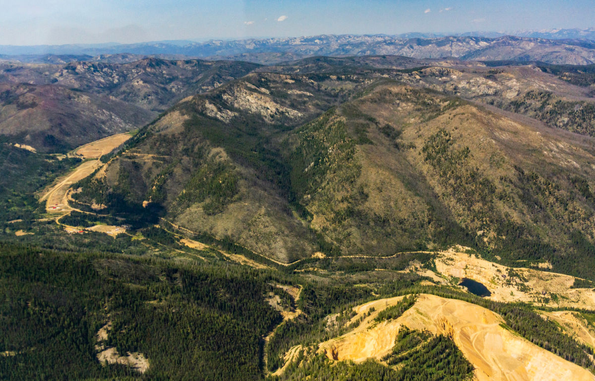 Meadow Creek Valley and Glory Hole crop by Jane Pargiter/EcoFlight