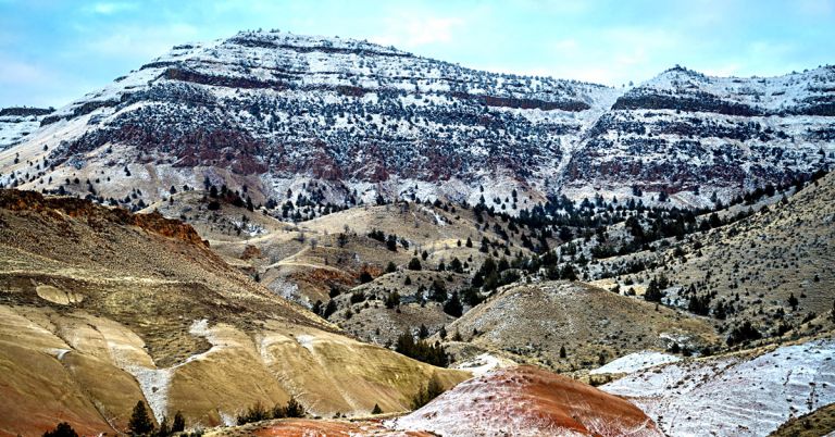 Sutton Mountain in winter by Jim Davis