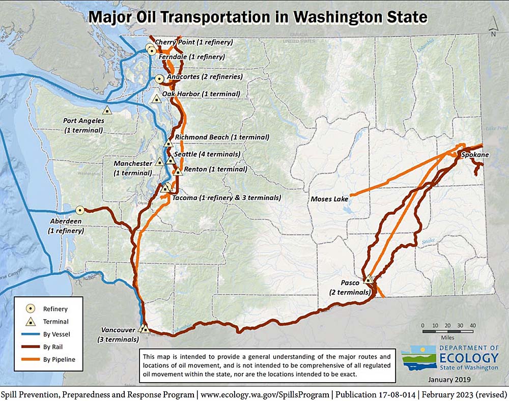 Washington oil transportation routes