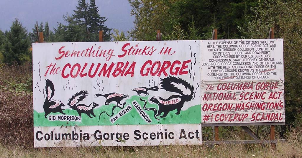 Anti-Scenic Area billboard 1980s